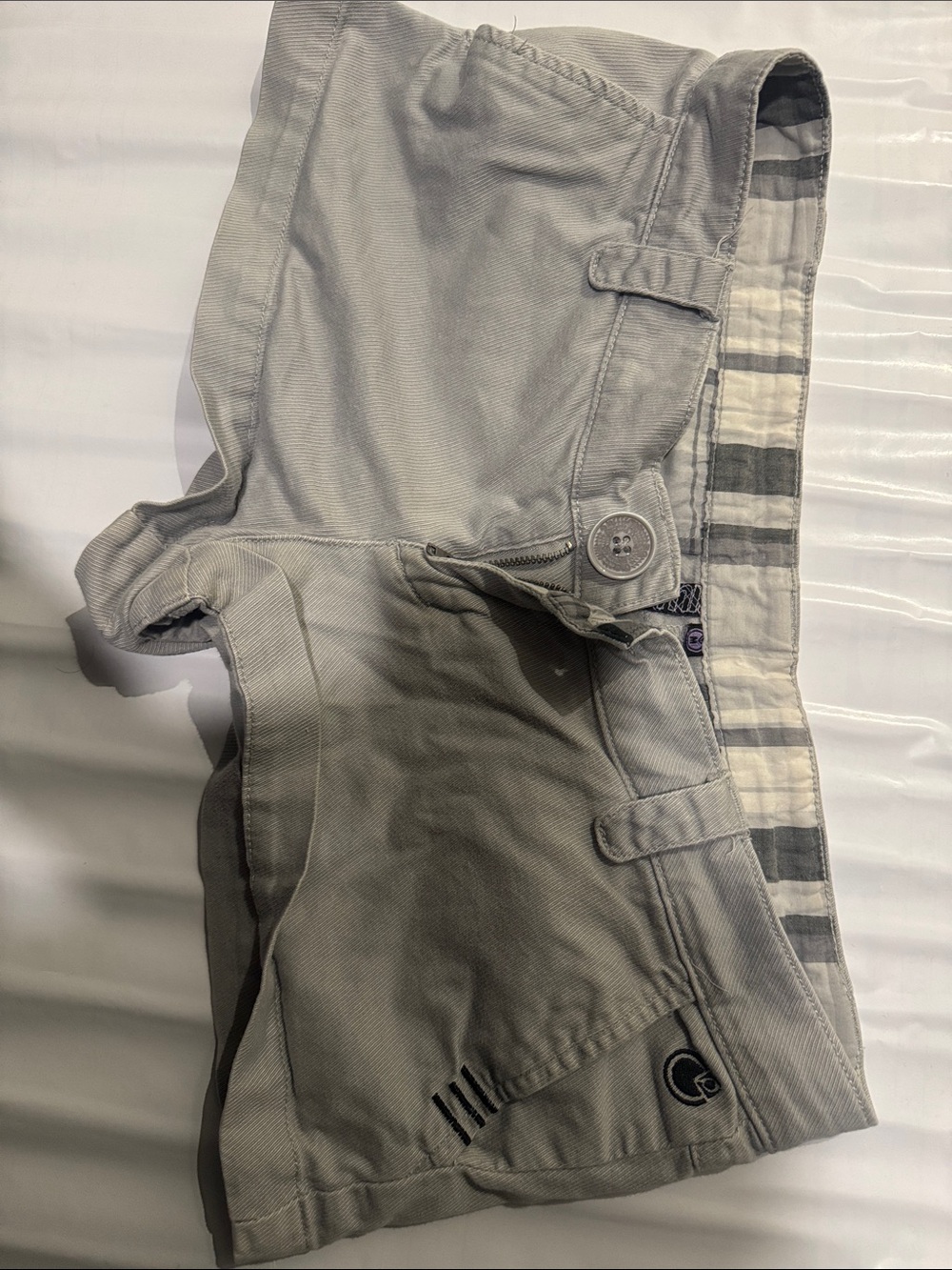 Women’s Light Gray Casual booty shorts